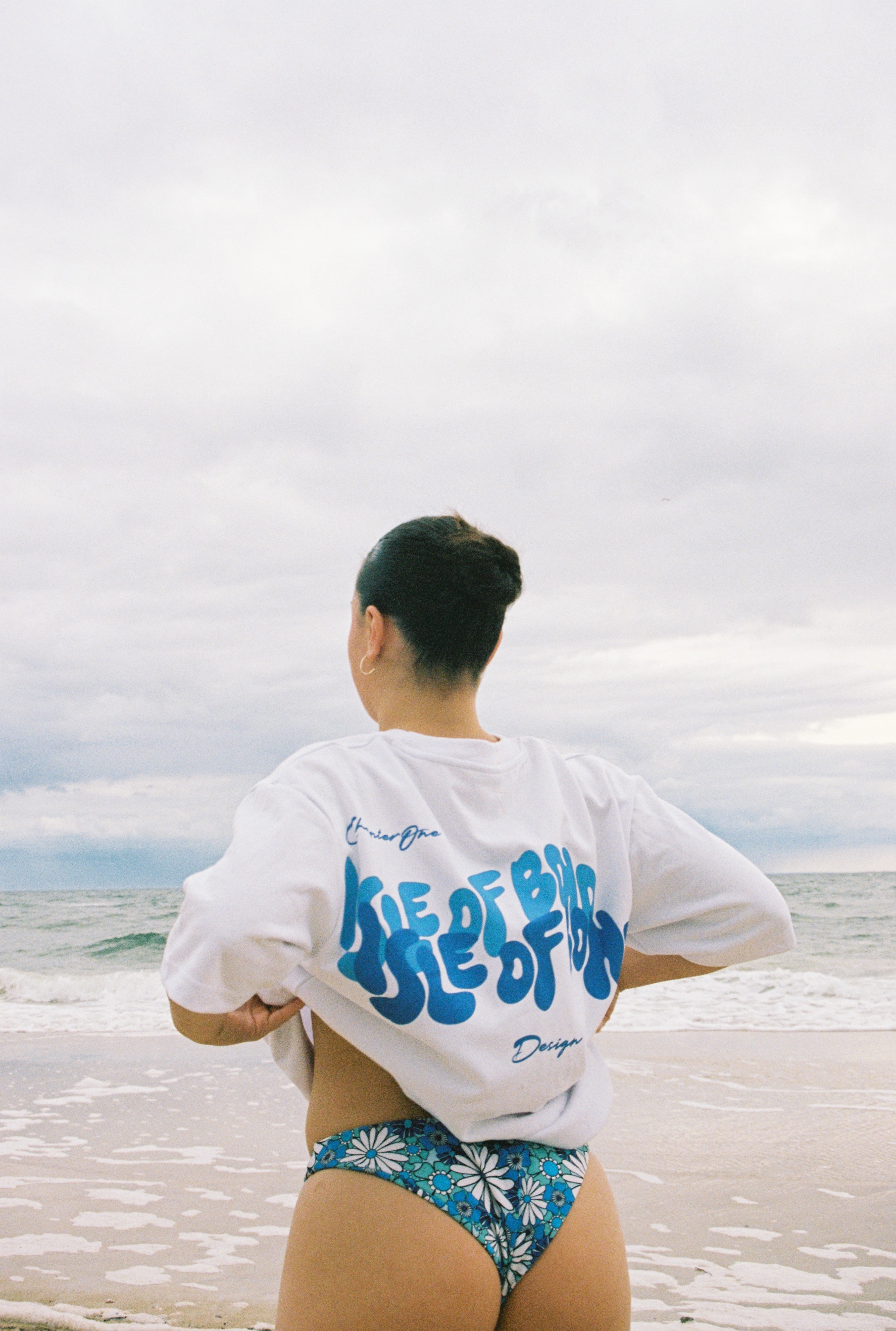 Chapter One White Oversized Tee