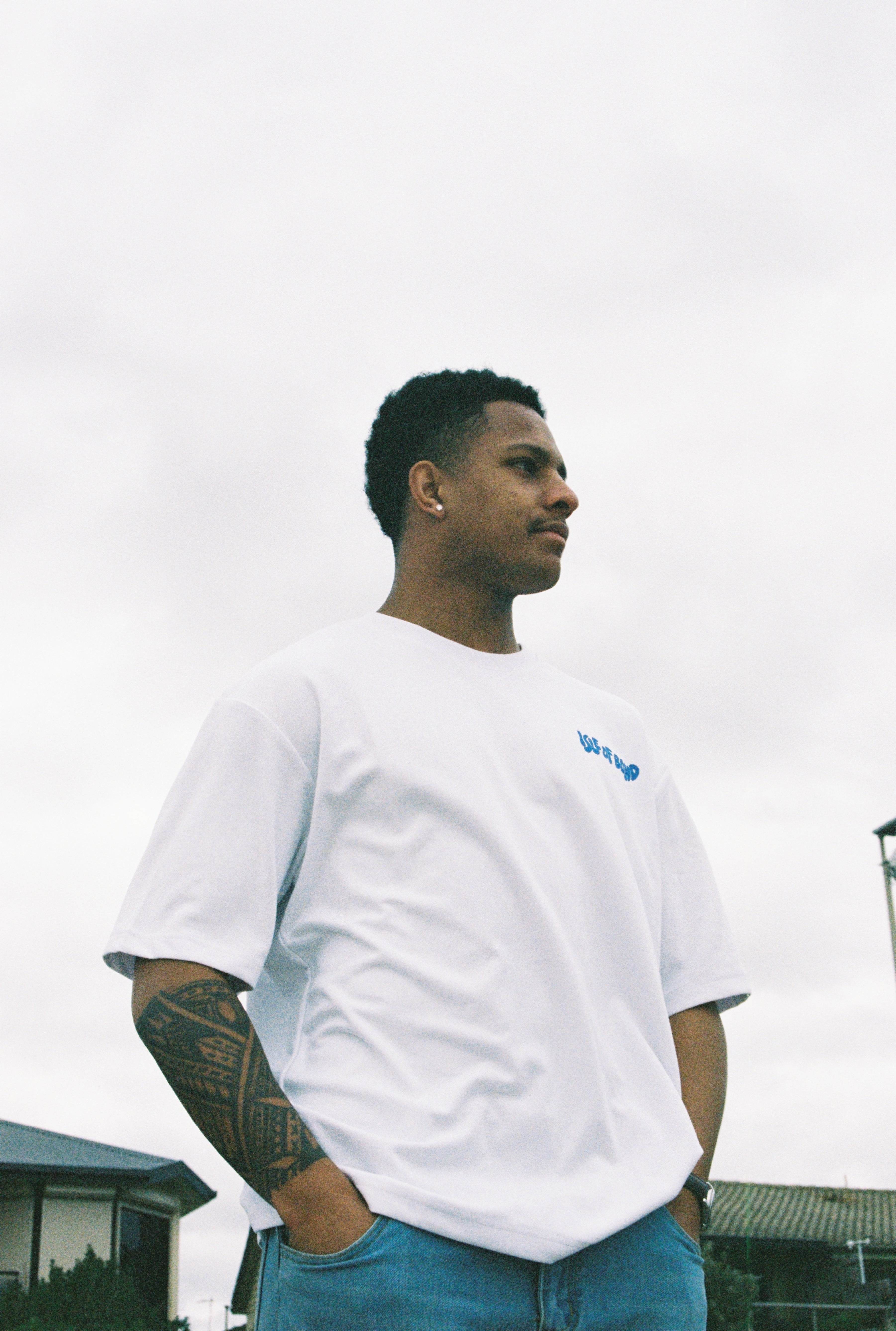 Chapter One White Oversized Tee